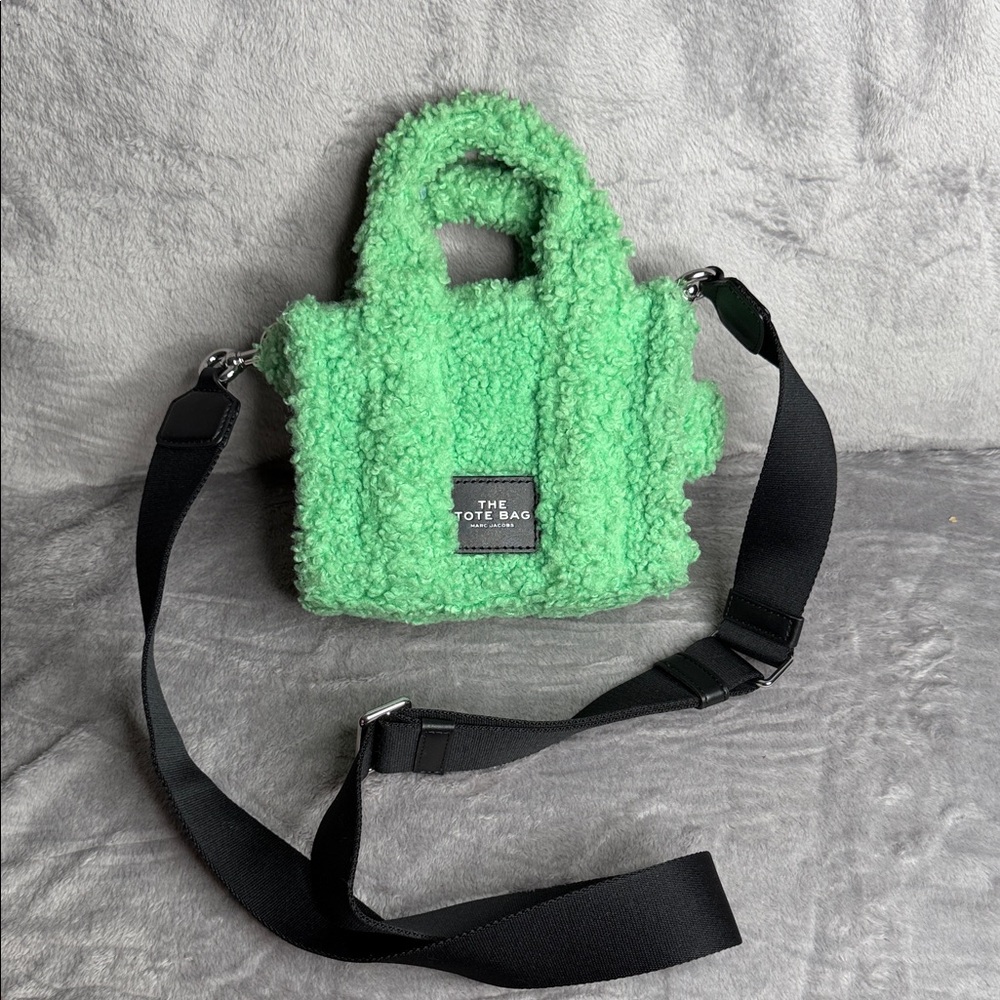 Marc Jacobs Green Fuzzy Crossbody Bag